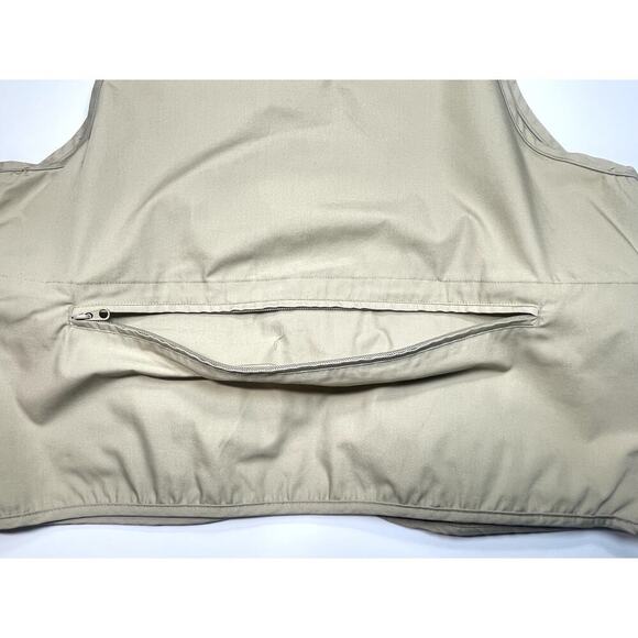 Field & Stream Sz L Fisherman's Vest Khaki Pockets Outdoors Lure Storage Tackle - Picture 8 of 10